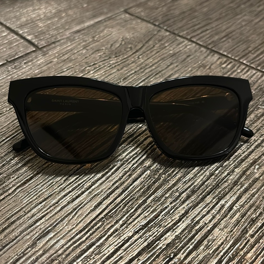 SAINT LAURENT SUNGLASSES SLM79 BLACK